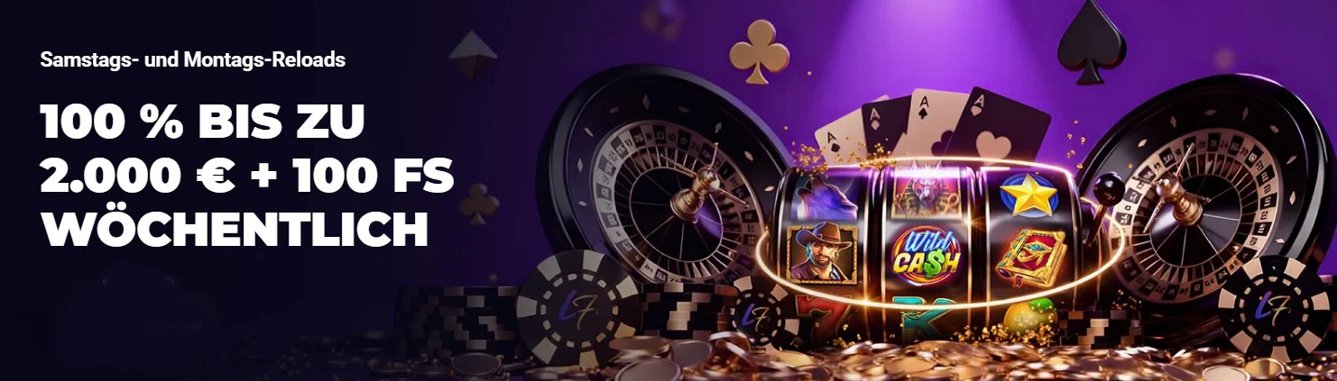 Lucky7even Casino banner